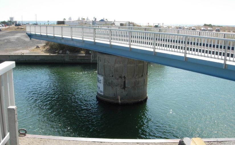 Remplacement de la mécanique de levage du pont tournant des Capellans SAINT CYPRIEN (66)