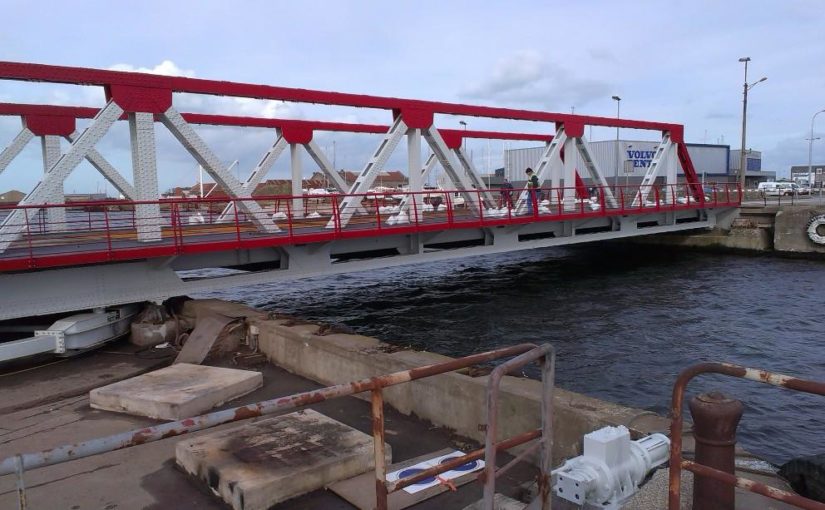 Pont rail tournant du mole – DUNKERKE (59)