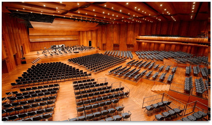 Auditorium STRAVINSKI – MONTREUX (SUISSE)