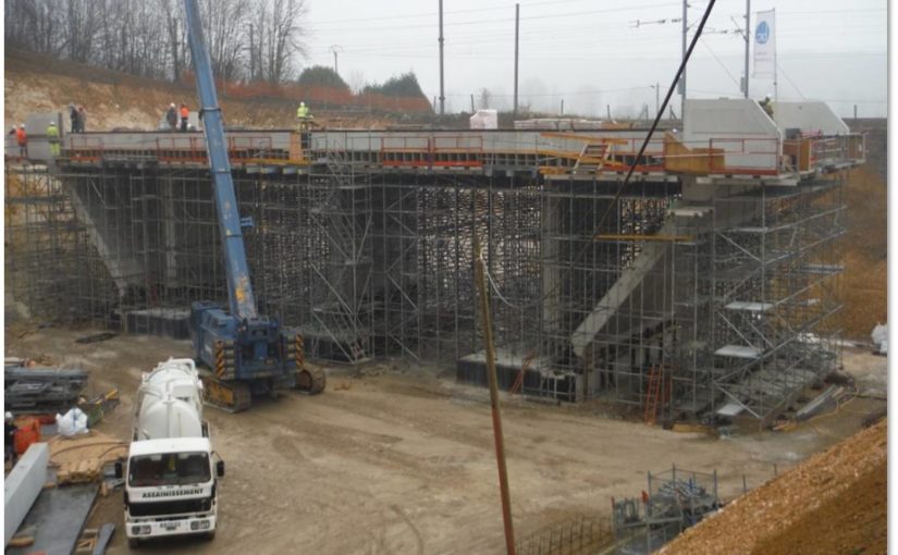 Déviation Sud Ouest d’Evreux – Création du pont rail OA7 – ARNIERES SUR ITON (27)